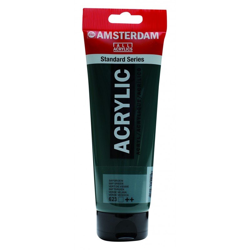 8712079158521 Acrílico Amsterdam 120 ml | Colores Verde Savia 623 Serie Estandar Cartel Arte & Papelería