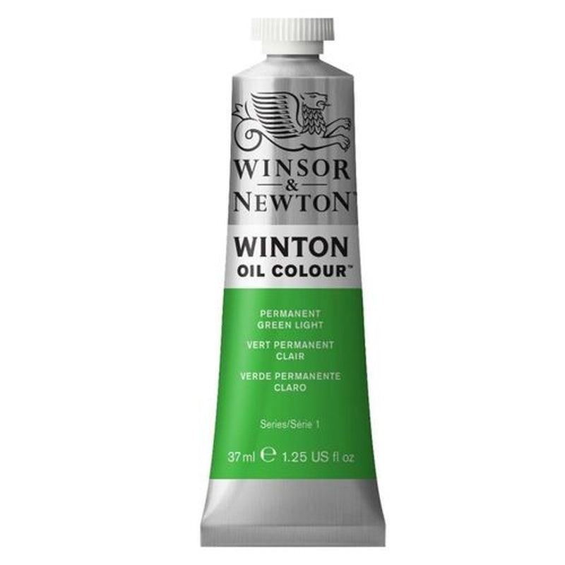 094376711578 Oleo Winsor & Newton Óleo 37 ML Verde Claro Perm Winton 483 Cartel Arte & Papelería