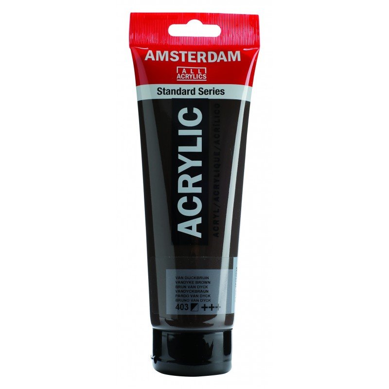 8712079158309 Acrílico Amsterdam 120 ml | Colores Marrón Van Dyke 403 Serie Estandar Cartel Arte & Papelería