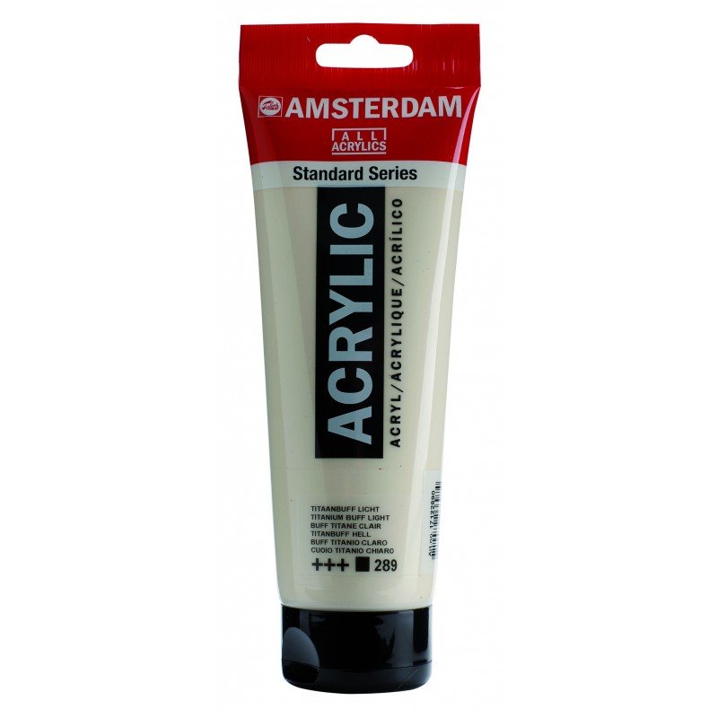 8712079268053 Acrílico Amsterdam 120 ml | Colores Buff de Titanio Claro 289 Serie Estandar Cartel Arte & Papelería