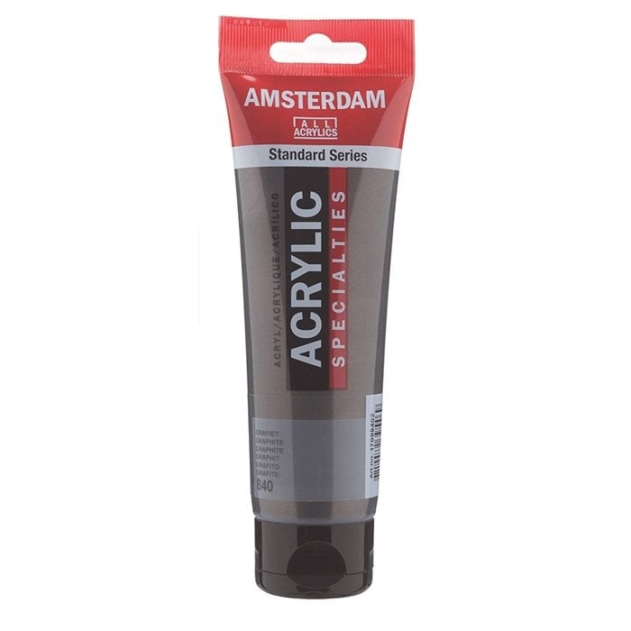 8712079395469 Acrílico Amsterdam 120 ml | Colores Grafito 840 Serie Estandar Cartel Arte & Papelería