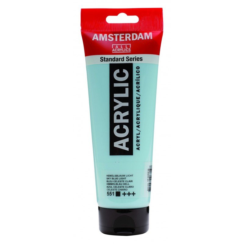 8712079268220 Acrílico Amsterdam 120 ml | Colores Azul Cielo Claro 551 Serie Estandar Cartel Arte & Papelería