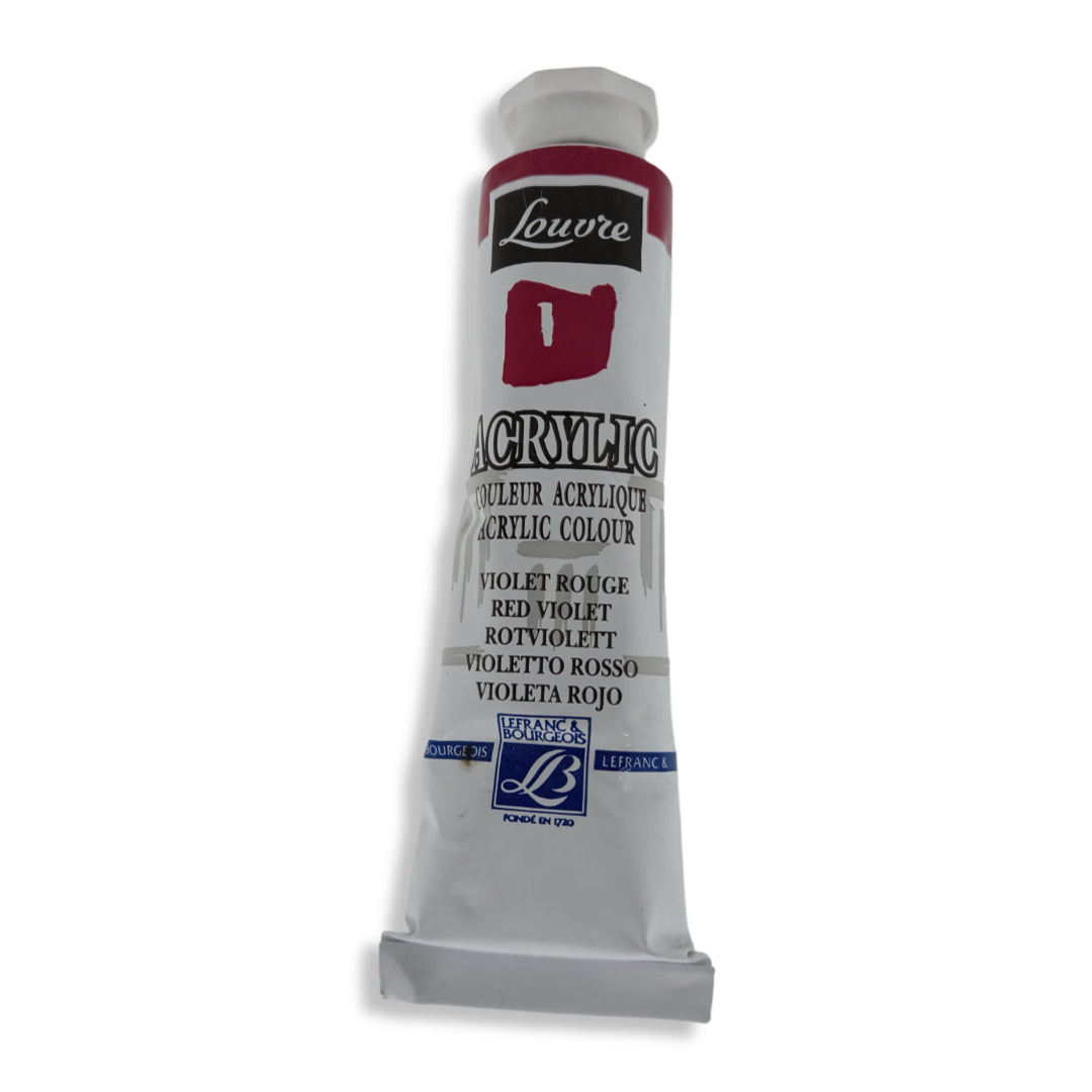 3013641740324 Acrilico Louvre Lefranc Pintura Acrílica 40 ml Violeta Rojo RF 618 Cartel Arte & Papelería