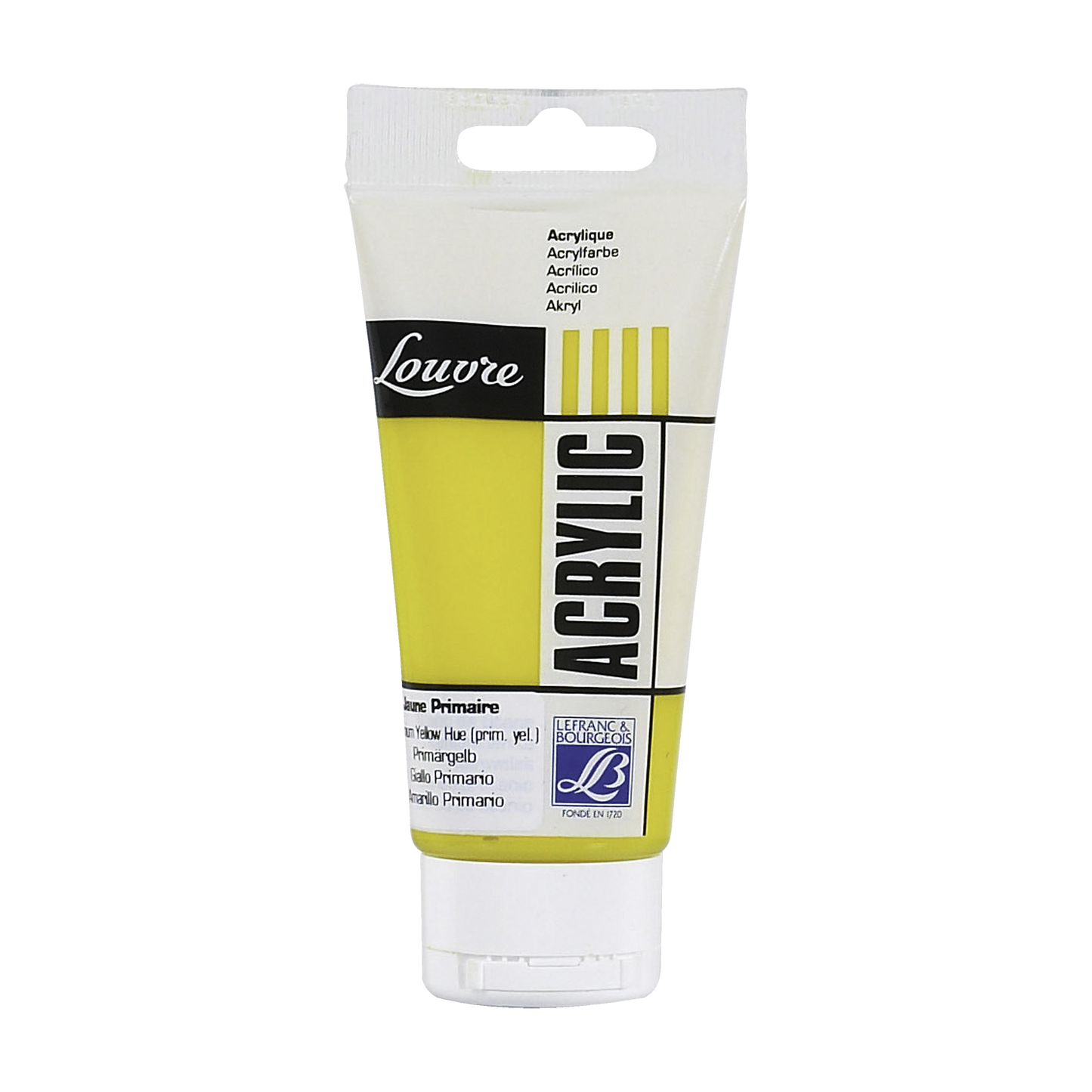 3013641743912 Acrilico Louvre Lefranc Pintura Acrílica 80 ml Amarillo Primario RF 153 Cartel Arte & Papelería