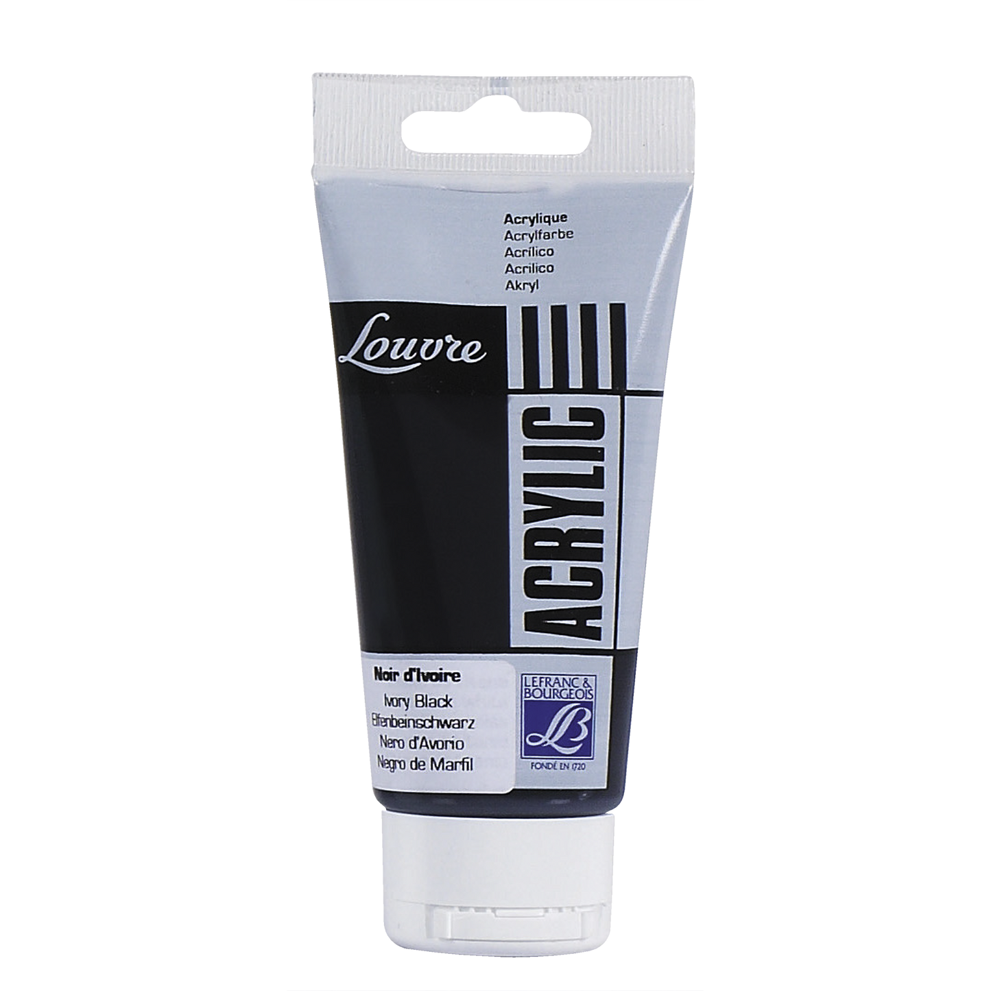 3013641744384 Acrilico Louvre Lefranc Pintura Acrílica 80 ml Negro De Marfil RF 269 Cartel Arte & Papelería
