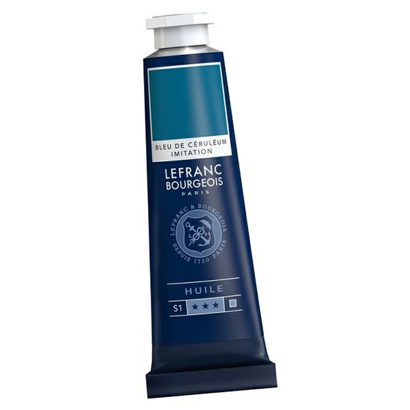 3013648100213 Oleo Lefranc Óleo 40 ml Azul Ceruleo RF027 Cartel Arte & Papelería