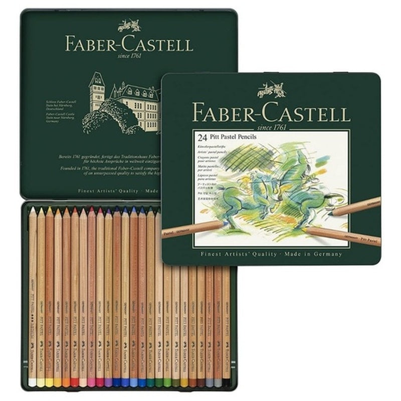 4005401121244 Pitt Pastel Pencil Faber Castell Linea Arte Lápiz de pastel X 24 Unidades Surtido Pitt Pastel Pencil Cartel Arte & Papelería