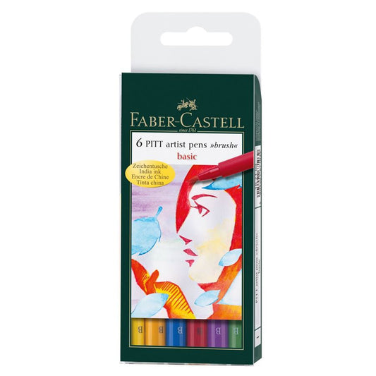 4005401671039 Set Pitt Artist Pens Brush Faber Castell Rapidógrafo Unidad Sutido Basic Cartel Arte & Papelería