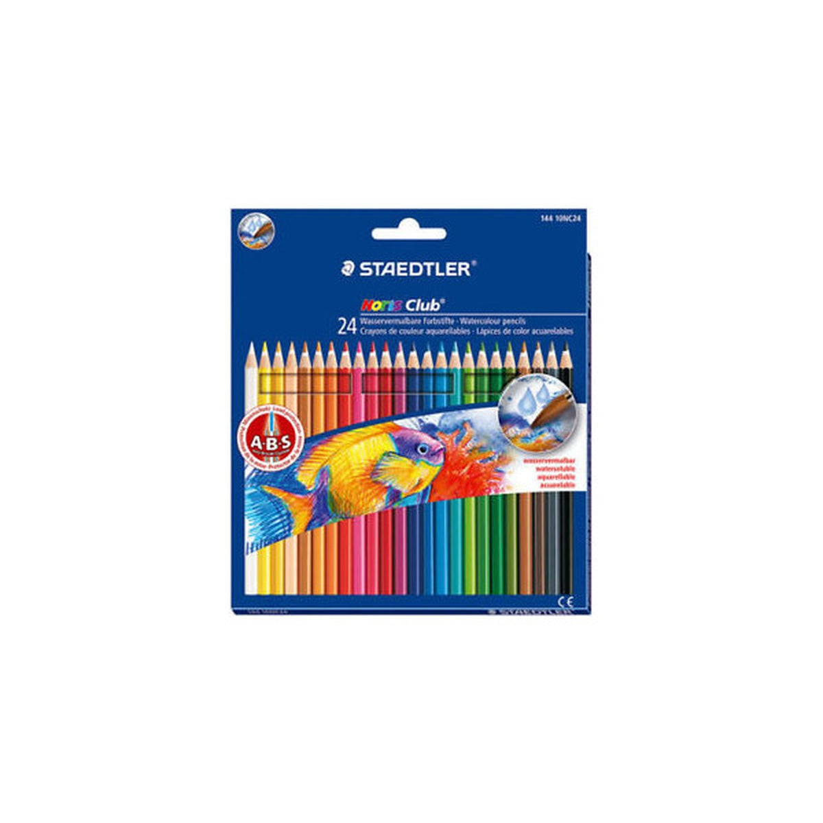 4007817144282 Caja Colores Acuarelables Staedtler Colores Acuarelables X 24 Unidades Surtido Escolar Cartel Arte & Papelería