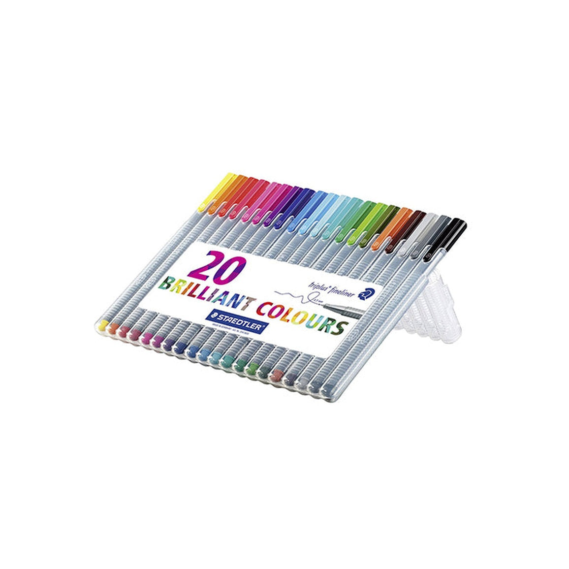 4007817334102 Set Triplus Fineliners Staedtler Marcador X 20 Unidades Surtido 0.3 mm Cartel Arte & Papelería
