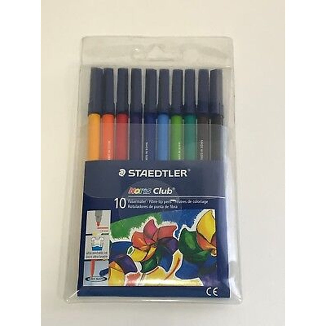 4007817339657 Rotuladores Punta Fibra Staedtler Rotulador X 10 Unidades Surtido Noris Club Cartel Arte & Papelería