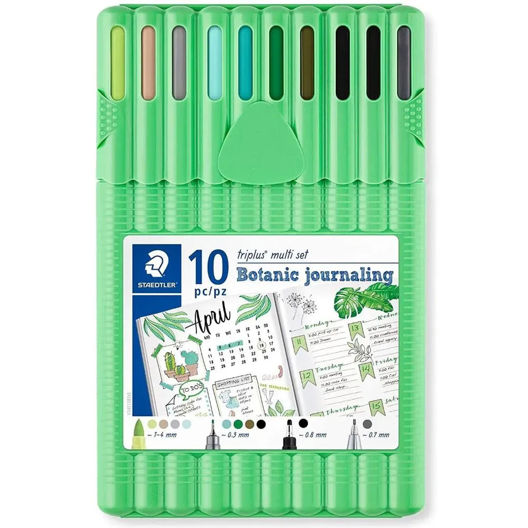 4007817342152_X 10 Unidades Multiset 4 Triplus Texturfer 1.4 mm - 4 Triplus Fineliner 0.3 mm - 1 Triplus Broadliner 0.8 mm - 1 Tripl.webp