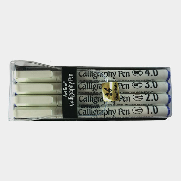 4974052808371 Marcador Artline Marcador Set X 4 Unidades Azul 1.0 a 4.0 Cartel Arte & Papelería