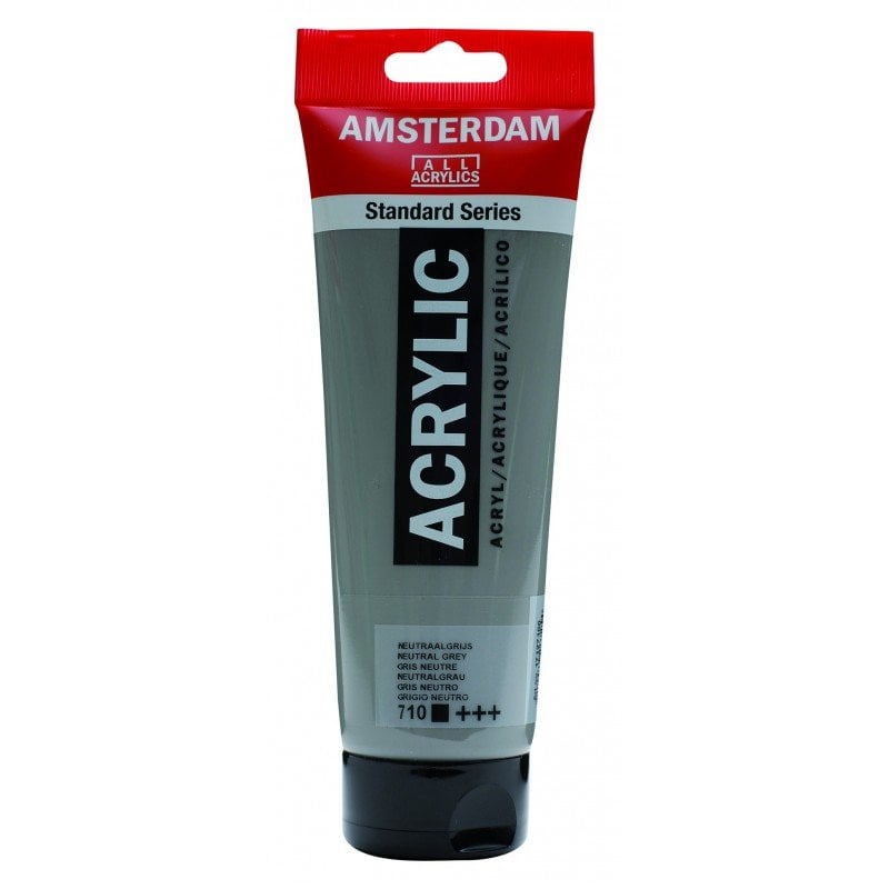 8712079268336 Acrílico Amsterdam 120 ml | Colores Gris Neutro 710 Serie Estandar Cartel Arte & Papelería