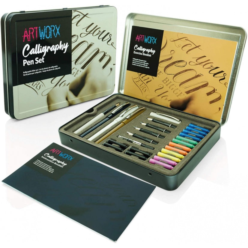 5060522531975 Set Caligrafico Artworx Set Caligrafico X 29 Piezas Set Caligrafia Cartel Arte & Papelería