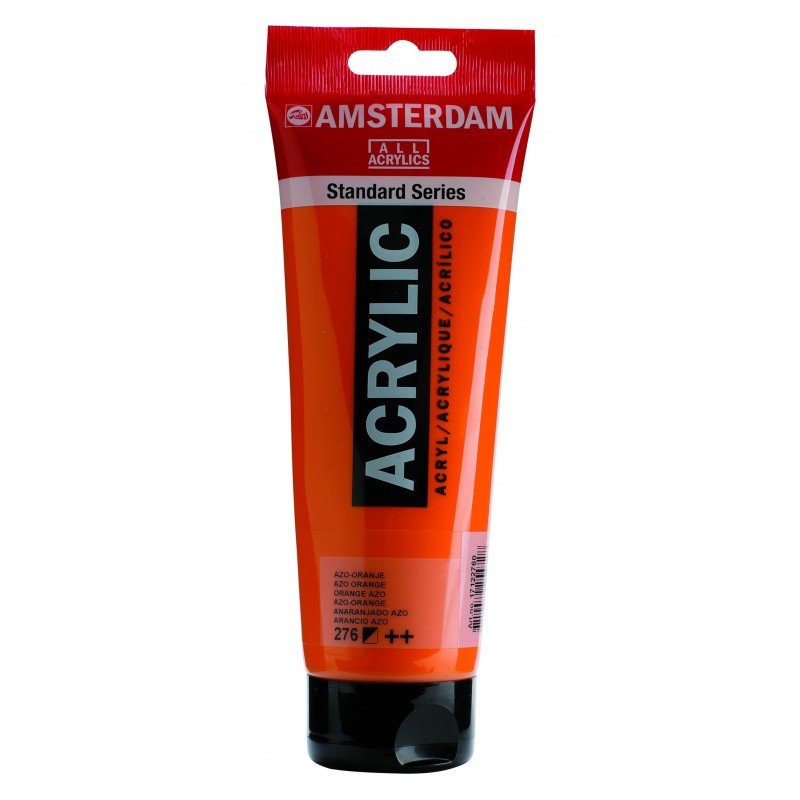 8712079158200 Acrílico Amsterdam 120 ml | Colores Naranja Azo 276 Serie Estandar Cartel Arte & Papelería