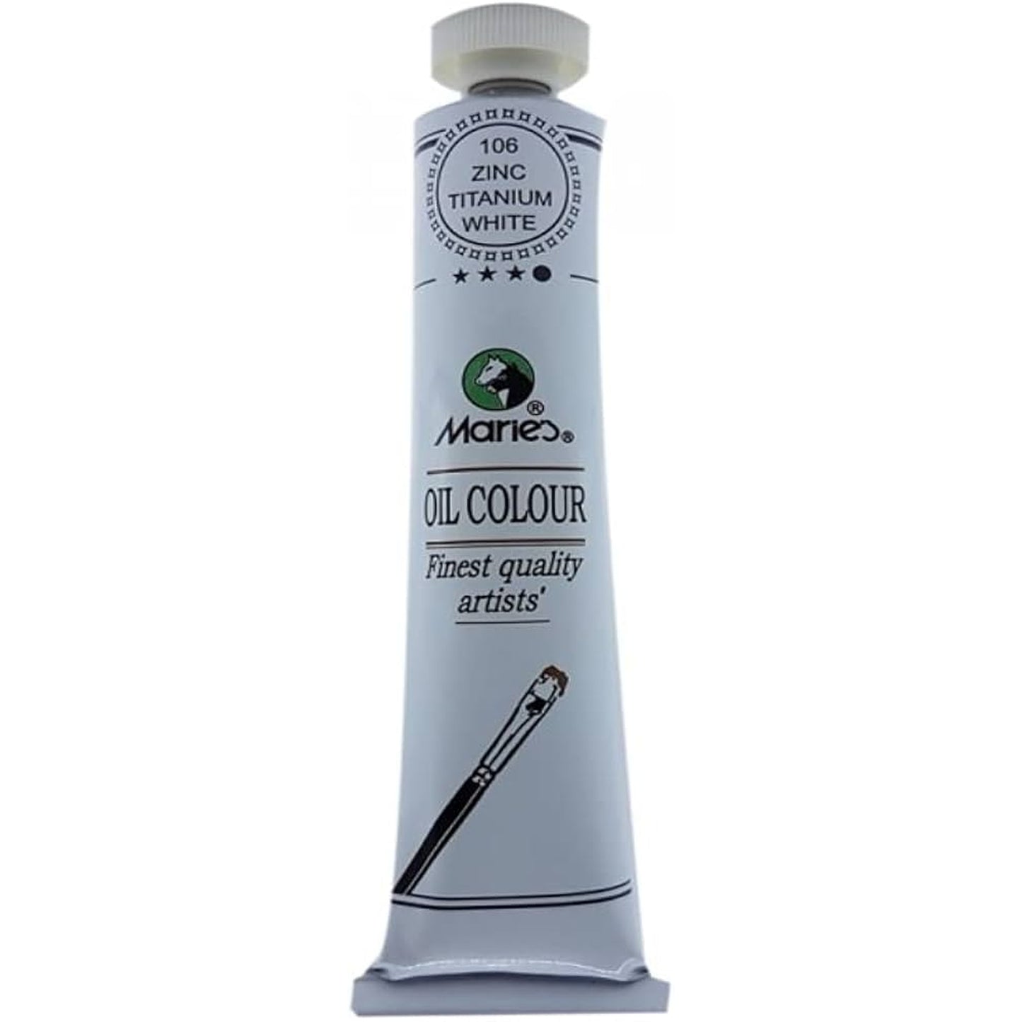 6901893001843 Oleo Maries Óleo 50 ml Zinc Titanium White 106.0 Cartel Arte & Papelería
