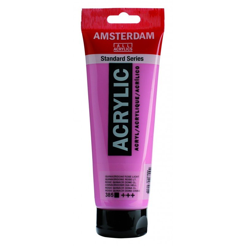 8712079268176 Acrílico Amsterdam 120 ml | Colores Rosa Quinacridona Claro 385 Serie Estandar Cartel Arte & Papelería