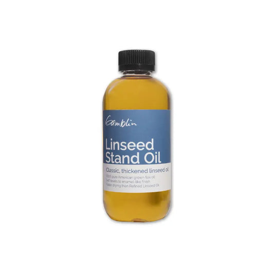 729911080085 Aceite Refinado Gamblin 250 ml Aceite De Linaza Espeso Cartel Arte & Papelería