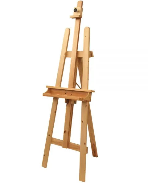 7700000018007 Caballete Tripode Alce Caballete 170 cm Madera Natural Cajon Cartel Arte & Papelería