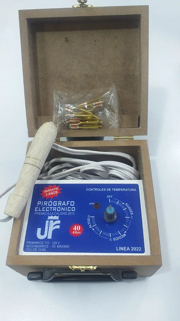 7700000018083 Pirografo Electronico Jor Pirografo Unidad Electrónico Con 10 Puntas Cartel Arte & Papelería