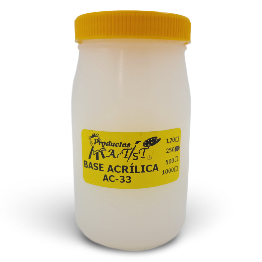 7700000020819 Base Acrilica Artist Base Acrílica 250 ml AC-33 Cartel Arte & Papelería