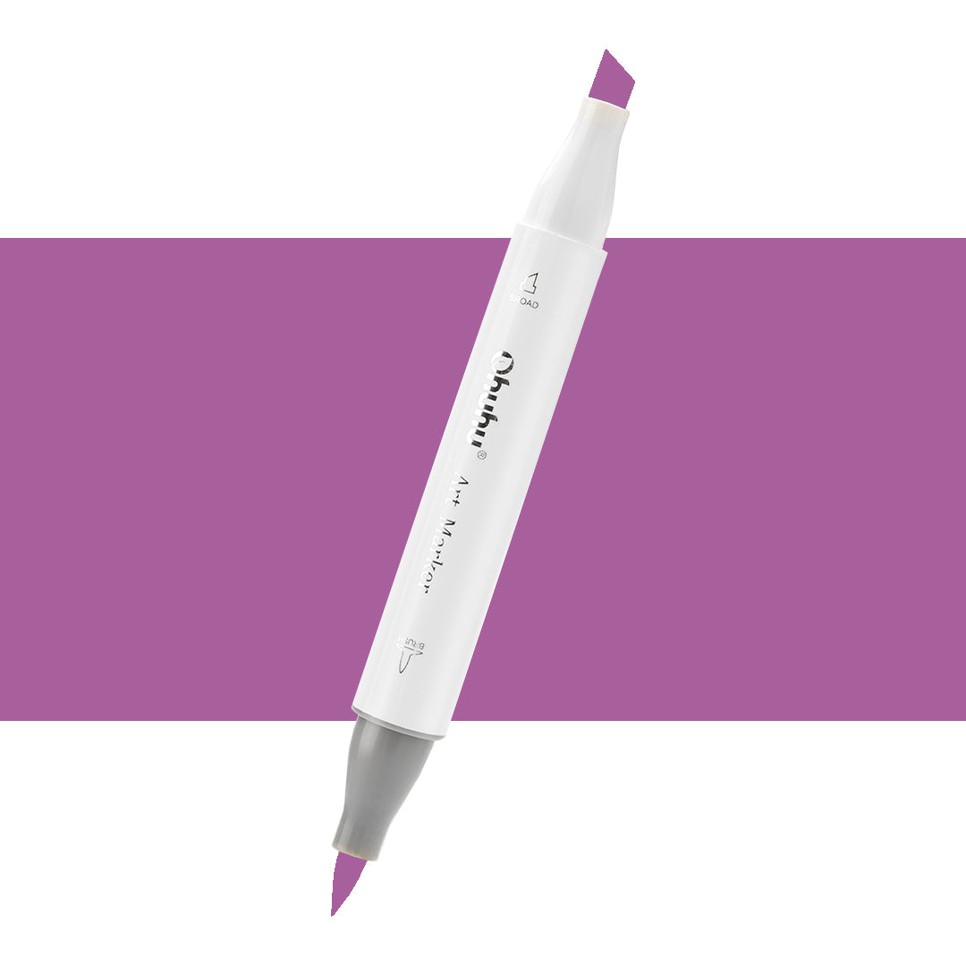 7700000022196 Marcador Alcohol Art Marker Ohuhu - Tonos Morados Marcador Unidad Eggplant Purple V070 Cartel Arte & Papelería