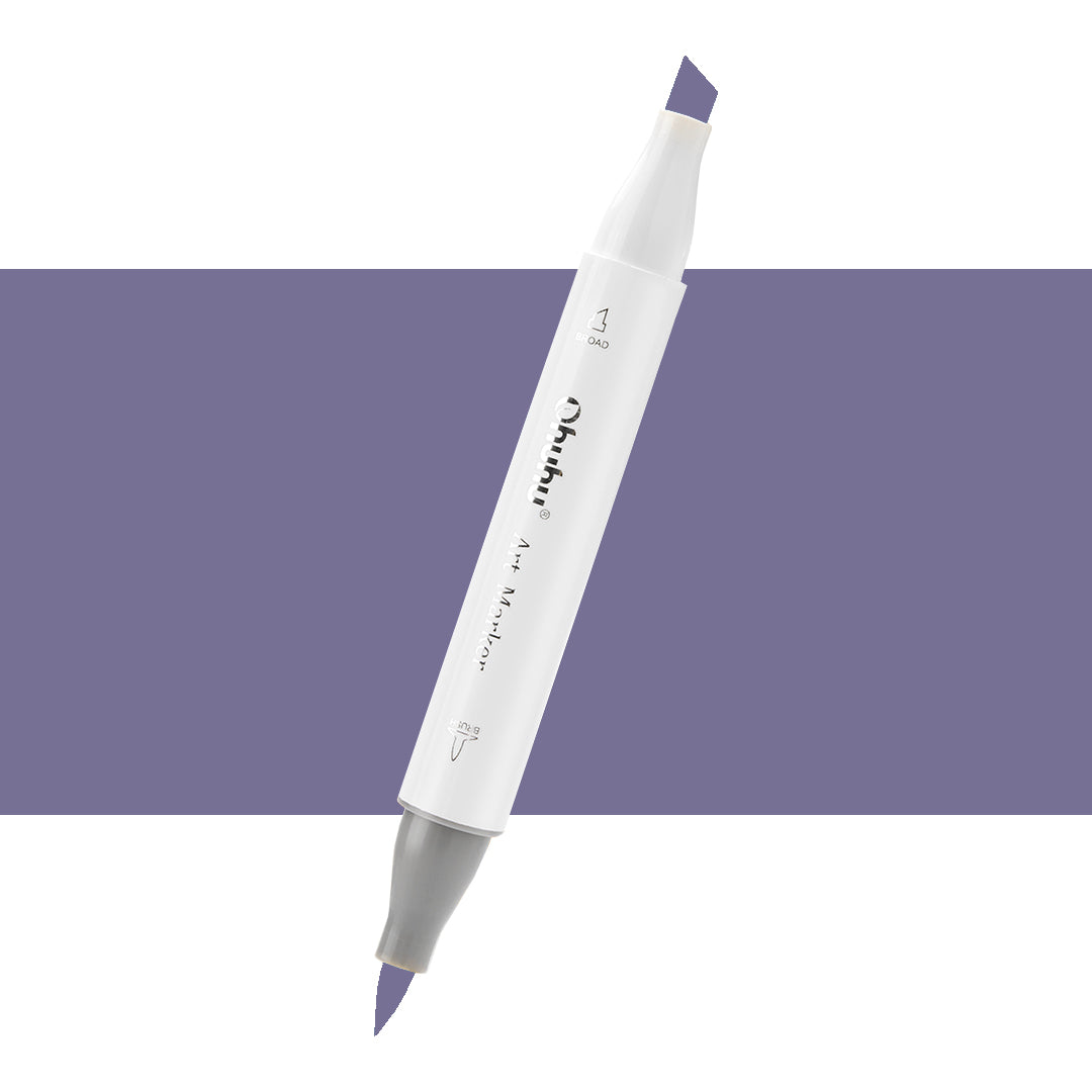 7700000022257 Marcador Alcohol Art Marker Ohuhu - Tonos Morados Marcador Unidad Dark Lavender V450 Cartel Arte & Papelería