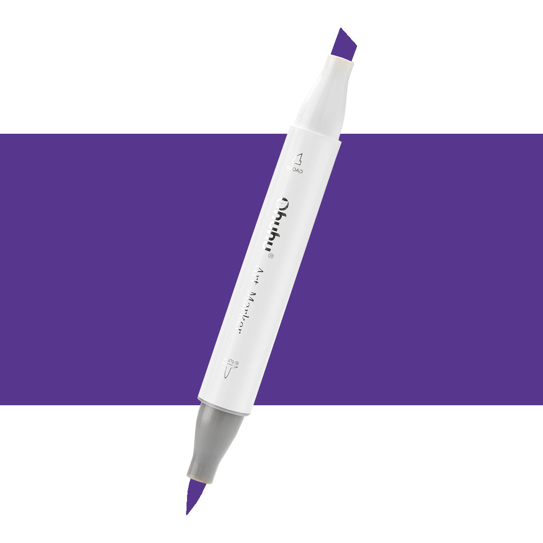 7700000022738 Marcador Alcohol Art Marker Ohuhu - Tonos Morados Marcador Unidad Pansy R17 Cartel Arte & Papelería