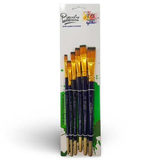 Pincel Juego Fibra Sintética Ah Royal