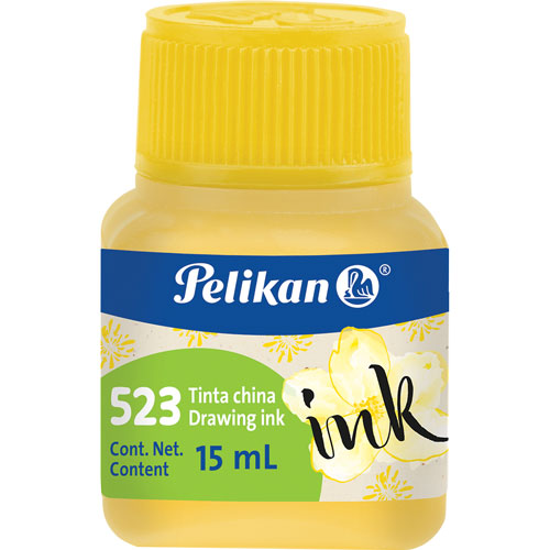 7703064341104 Tinta China Pelikan Tinta China 15 ml Amarillo Tinta China Cartel Arte & Papelería