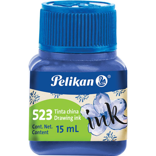 7703064342200 Tinta China Pelikan Tinta China 15 ml Azul Tinta China Cartel Arte & Papelería