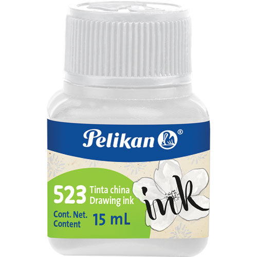 7703064349605 Tinta China Pelikan Tinta China 15 ml Blanca Tinta China Cartel Arte & Papelería