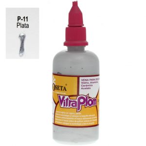 7704294248119 Vitraplom Roseta Pintura 65 ml Plata Cartel Arte & Papelería