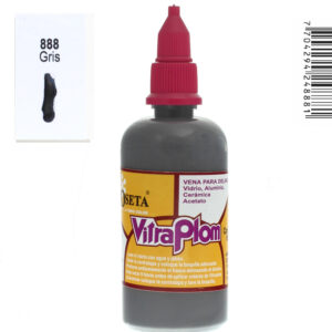 7704294248881 Vitraplom Roseta Pintura 65 ml Gris Cartel Arte & Papelería