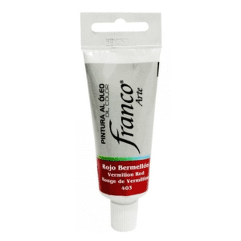 7707227480075 Oleo Franco Arte Óleo 37 ml Rojo Bermellón Oleo Cartel Arte & Papelería