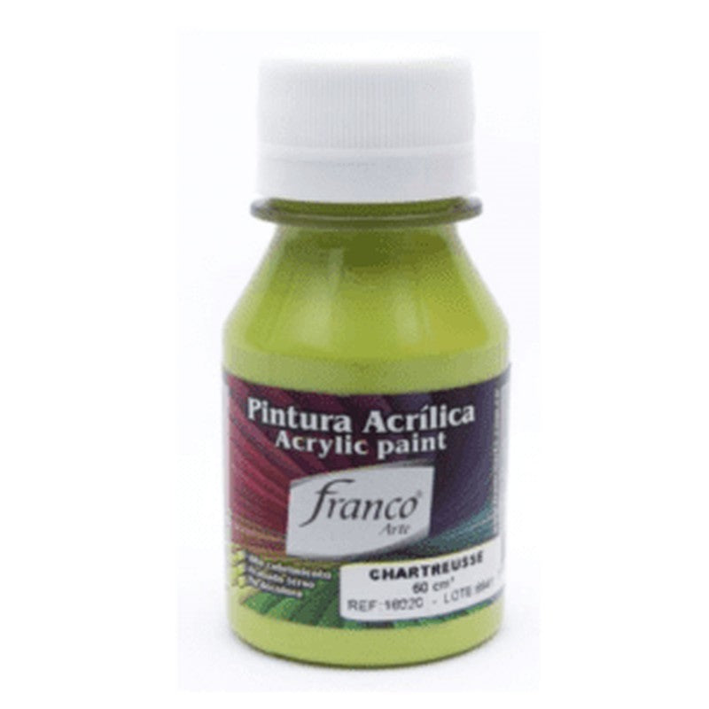 7707227481102 Pintura Acrilica Franco Arte Pintura Acrílica 60 ml Chartreusse Acrílica Cartel Arte & Papelería