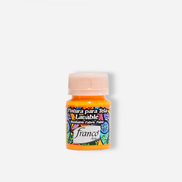 7707227481508 Pintura Para Tela Franco Arte Pintura Para Tela 30 ml Amarillo Primario Para Tela Cartel Arte & Papelería