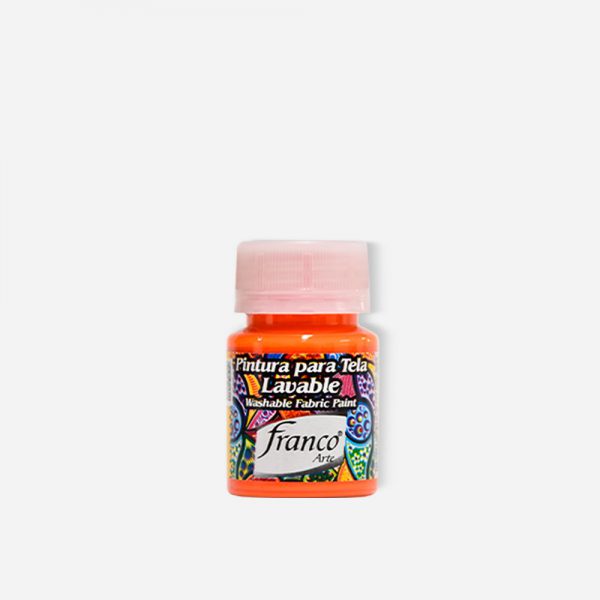 7707227481522 Pintura Para Tela Franco Arte Pintura Para Tela 30 ml Naranja Para Tela Cartel Arte & Papelería