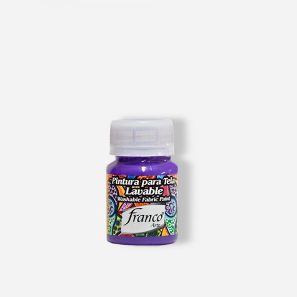 7707227483052 Pintura Para Tela Franco Arte Pintura Para Tela 30 ml Violeta Nocturna Para Tela Cartel Arte & Papelería