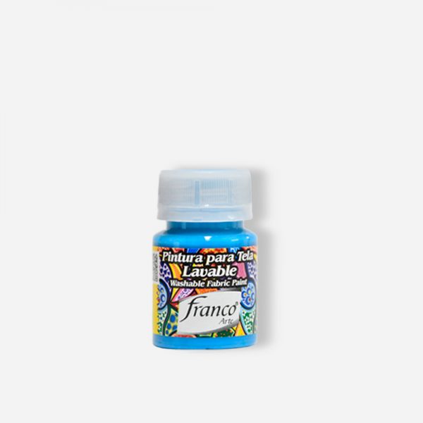 7707227483069 Pintura Para Tela Franco Arte Pintura Para Tela 30 ml Azul Bebe Para Tela Cartel Arte & Papelería