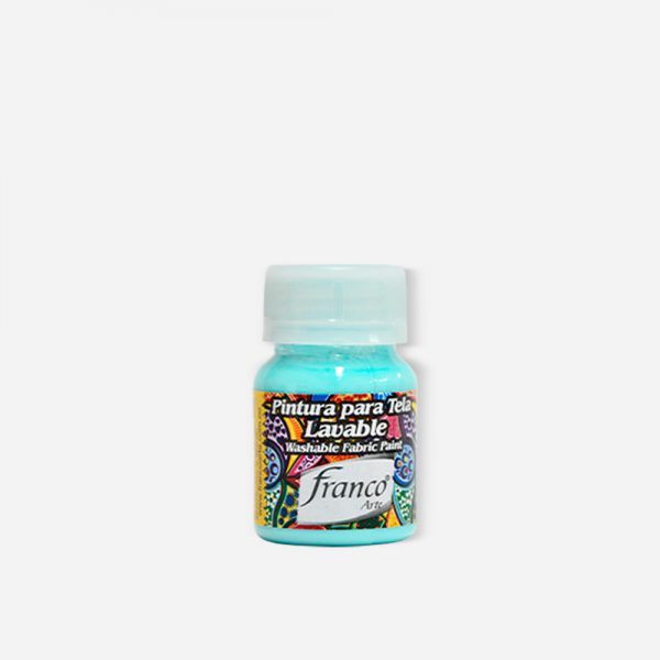 7707227483076 Pintura Para Tela Franco Arte Pintura Para Tela 30 ml Aguamarina Para Tela Cartel Arte & Papelería