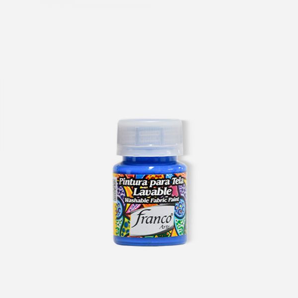7707227483434 Pintura Para Tela Franco Arte Pintura Para Tela 30 ml Azul Primario Para Tela Cartel Arte & Papelería