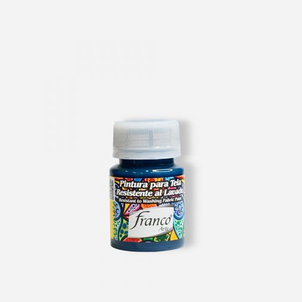 7707227483564 Pintura Para Tela Franco Arte Pintura Para Tela 30 ml Azul Noche Para Tela Cartel Arte & Papelería