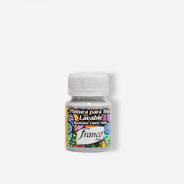 7707227485384 Pintura Para Tela Franco Arte Pintura Para Tela 30 ml Gris Para Tela Cartel Arte & Papelería