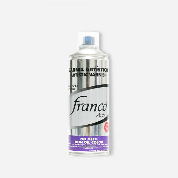 7707227487012 Barniz Franco Arte Barniz 300 cm3 - 10 oz No Oleo Brillante Aerosol Cartel Arte & Papelería