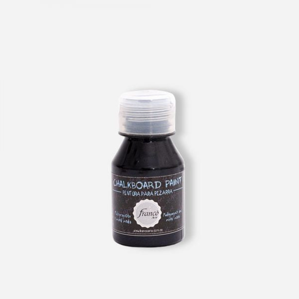 7707227488293 Chalkboard Paint Franco Arte Pintura Pared 60 ml Cartel Arte & Papelería