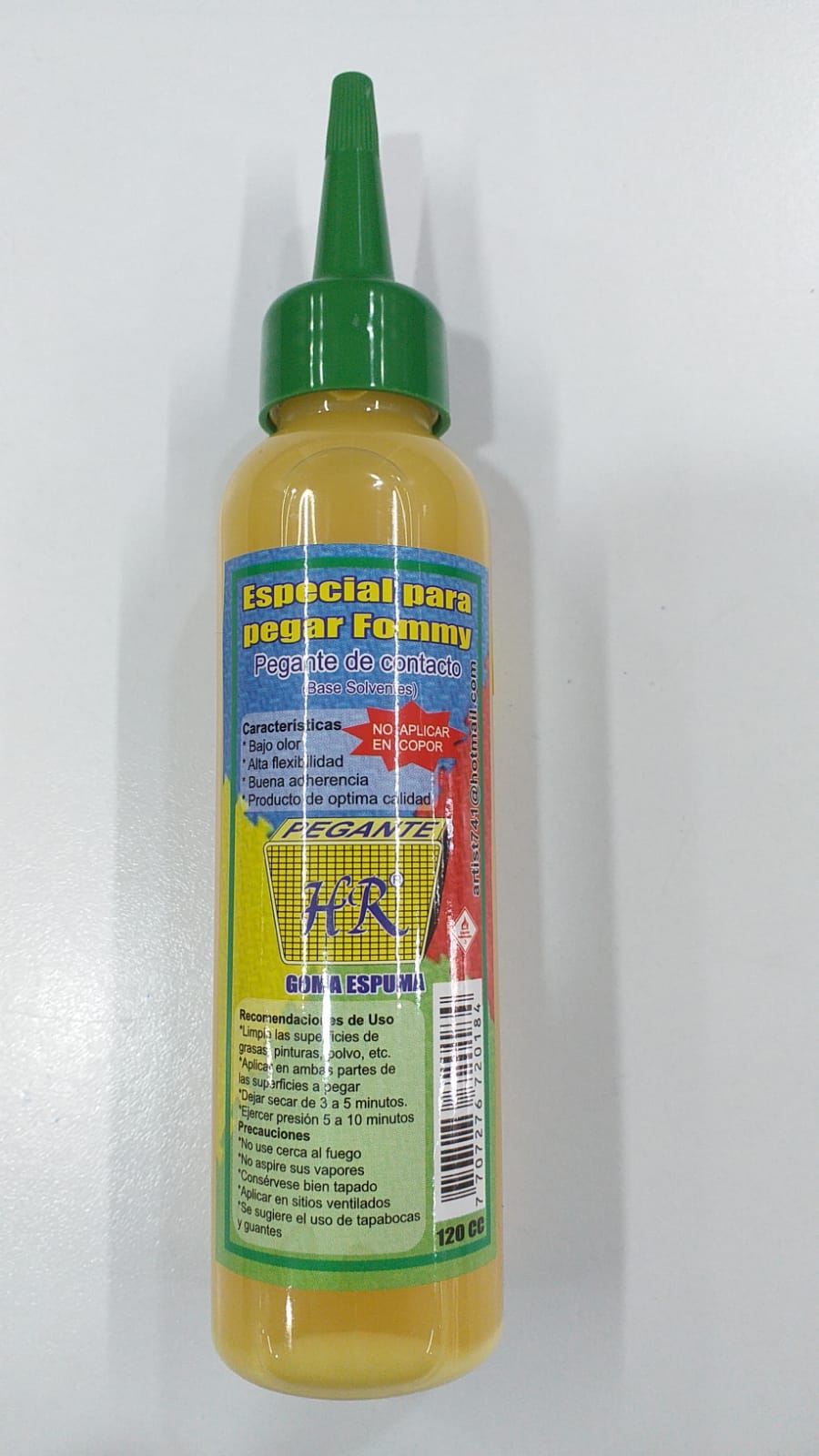 7707276720184 Pegante Fommy Artist Pegamento 120 ml Pegante Fommy Cartel Arte & Papelería