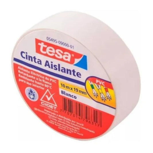 7707314796317 Cinta Aislante Tesa Cinta Aislante Unidad Blanco Aislante Cartel Arte & Papelería