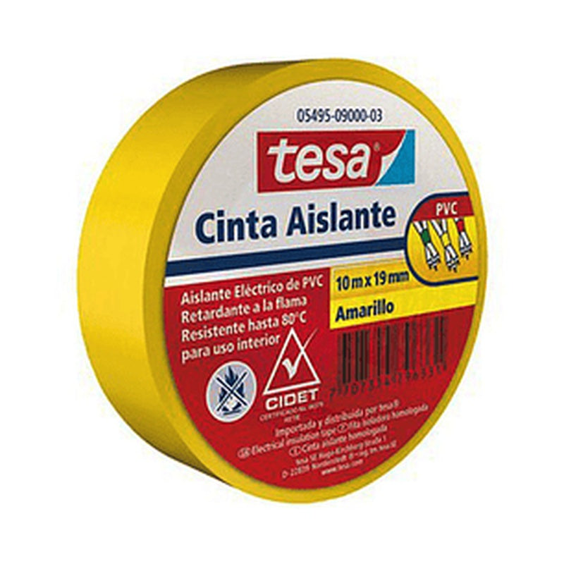 7707314796331 Cinta Aislante Tesa Cinta Aislante Unidad Amarilla Aislante Cartel Arte & Papelería